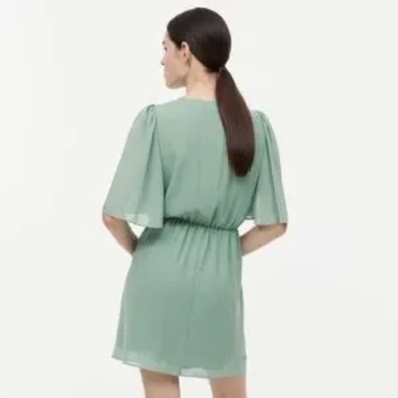 H&M Green Ruched Smocked Mini Sundress - Picture 2 of 2